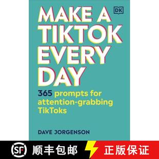 【3-4周达】Make a TikTok Every Day : 365 Prompts for Attention-Grabbing TikToks [9780241506363]