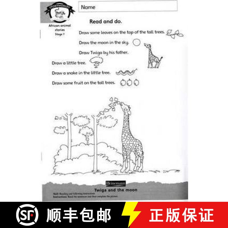 【3-4周达】Storyworlds Stage 7, Animal World, Workbook (8 Pack) [9780435091972]