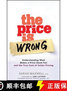 【3-4周达】The Price Is Wrong: Understanding What Makes A Price Seem Fair And The True Cost Of Unfair... [9780470139097]