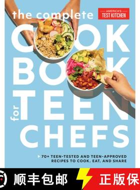 【3-4周达】The Complete Cookbook for Teen Chefs: 70+ Teen-Tested and Teen-Approved Recipes to Cook, E... [9781948703956]