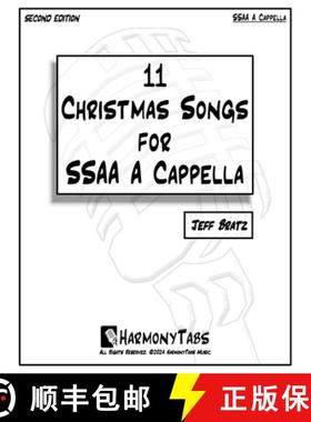 【3-4周达】11 Christmas Songs for SSAA A Cappella: Second Edition [9781961735101]