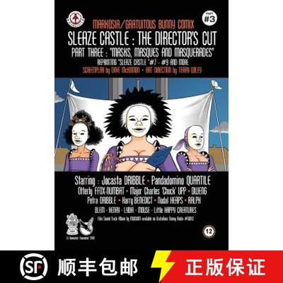 【3-4周达】Sleaze Castle: The Director's Cut #3: Masks, Masques and Masquerades [9781905692965]