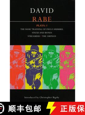 【3-4周达】Rabe Plays: - The Basic Training of Pavlo HummeL; Sticks and Bones; Streamers; The Orphan [9780413730305]