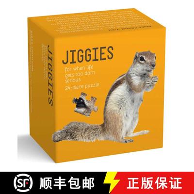 【3-4周达】Squirrel Jiggie Puzzle 24 Piece [9781423669364]