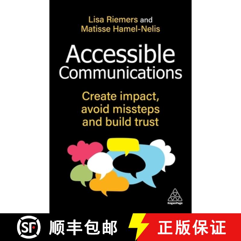 【3-4周达】Accessible Communications - Create Impact, Avoid Missteps and Build Trust [9781398621862]
