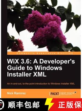 预订 Wix 3.6: A Developer's Guide to Windows Installer XML [9781782160427]