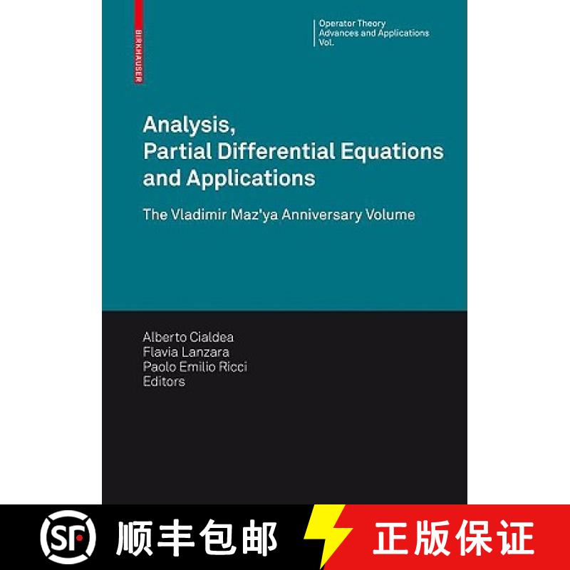 【3-4周达】Analysis, Partial Differential Equations and Applications : The Vladimir Maz'ya Anniversar... [9783764398972]