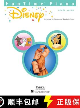 预订 Funtime Piano Disney - Level 3a-3b [9781616777210]