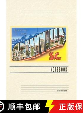 预订 Vintage Lined Notebook Greetings from Greenville [9798385446230]