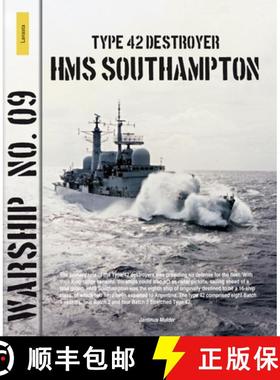 【3-4周达】Warship 9: Type 42 Destroyer Southampton [9789086161997]