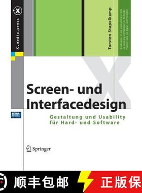 【3-4周达】Screen- Und Interfacedesign [9783540329497]