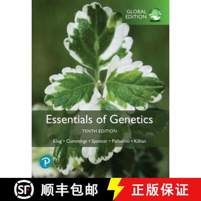 【3-4周达】Essentials of Genetics, Global Edition [9781292350424]