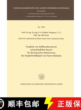 【3-4周达】Vergleich Von Messkondensatoren Unterschiedlicher Bauart Fur Die Kapazitive Bestimmung Der... [9783663066026]