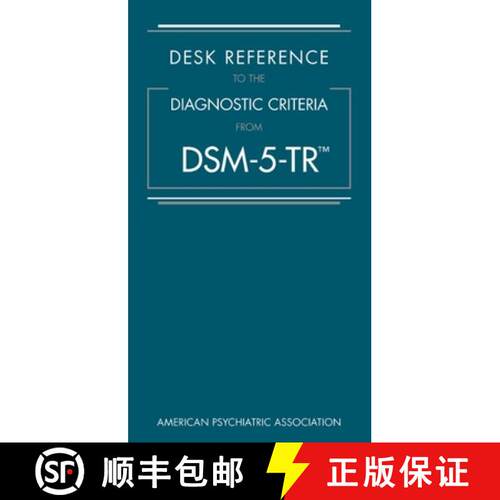 【3-4周达】Desk Reference to the Diagnostic Criteria From DSM-5-TR (TM) [9780890425794]