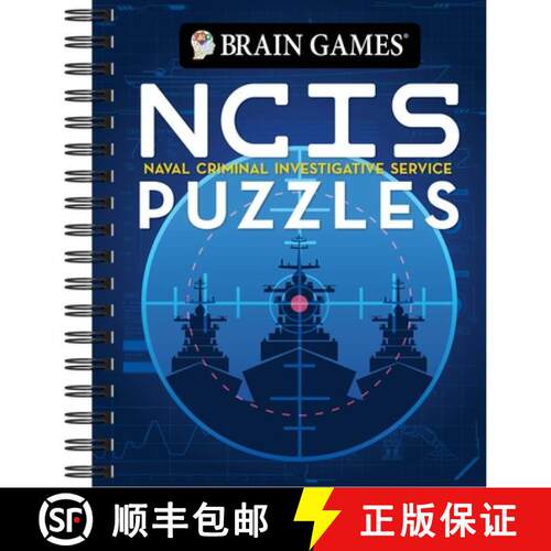 【3-4周达】Brain Games - Ncis Puzzles: Naval Criminal Investigative Service [9781639383351]