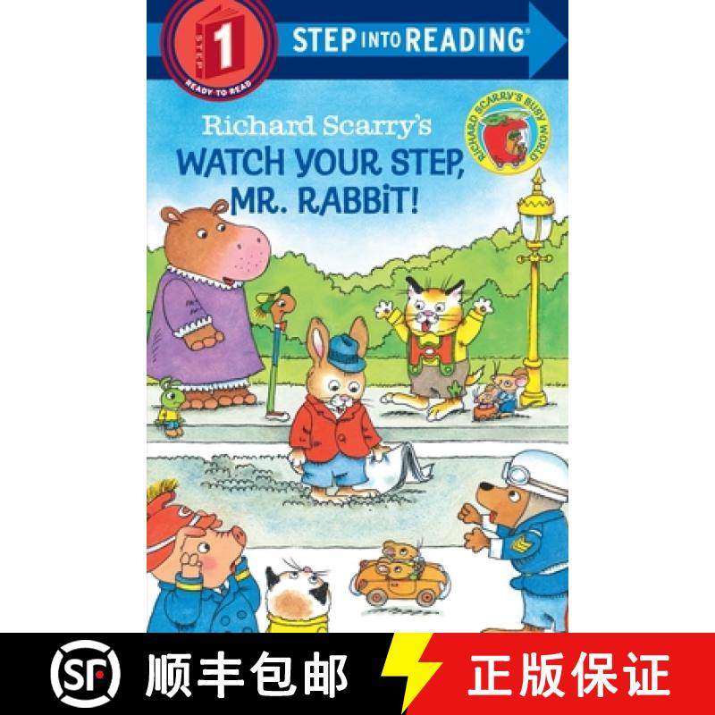 【3-4周达】Richard Scarry's Watch Your Step, Mr. Rabbit! (Step-Into-Reading, Step 1) [9780679886501]