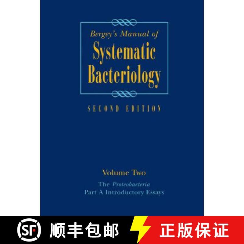 【3-4周达】Bergey's Manual(r) of Systematic Bacteriology: Volume Two: The Proteobacteria, Part a Intr... [9781441936950]
