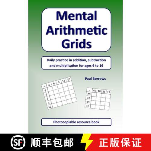 【3-4周达】Mental Arithmetic Grids [9781291766141]