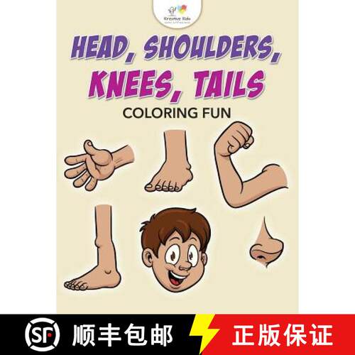 【3-4周达】Head, Shoulders, Knees, Tails Coloring Fun [9781683774198]