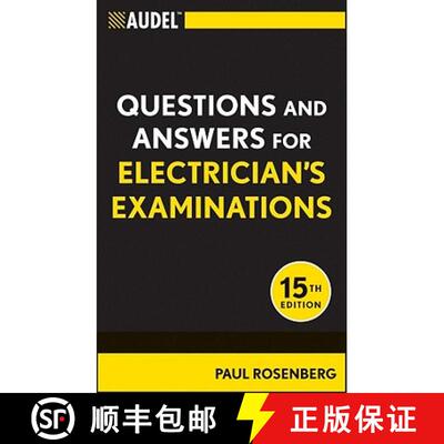 【3-4周达】Audel Questions And Answers For Electrician'S Examinations, All New Fifteenth Edition [Wil... [9781118003886]