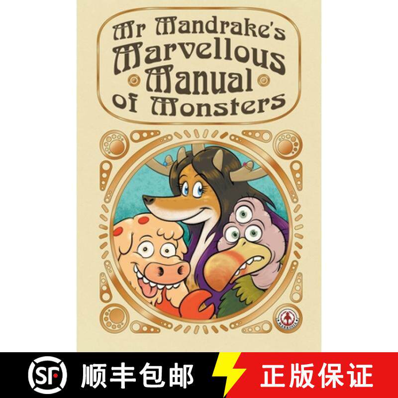 【3-4周达】Mr Mandrake's Marvellous manual of Monsters [9781916968943]