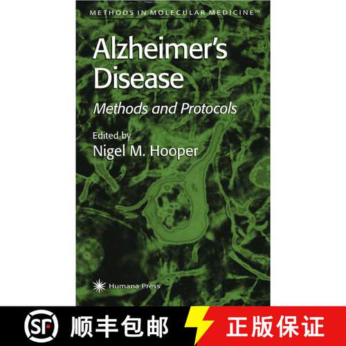 【3-4周达】精装 Alzheimer's Disease : Methods and Protocols [9780896037373]