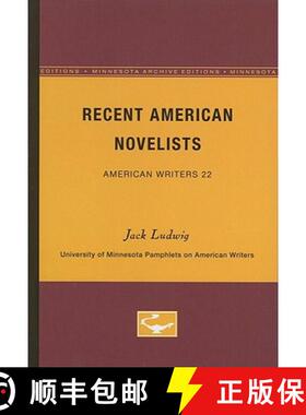 【3-4周达】Recent American Novelists - American Writers 22: University of Minnesota Pamphlets on Amer... [9780816602797]