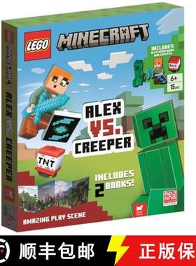 LEGO® Minecraft®: Alex vs. Creeper (with Alex minifigure, Creeper minibuild, LEGO pieces, 2 books a... [9781837250943]