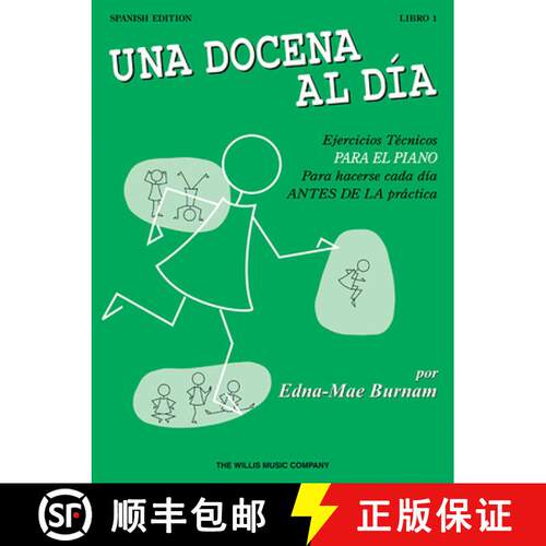 【3-4周达】A Dozen a Day Book 1: Spanish Edition (Una Docena Al Dia) [9781480370616]