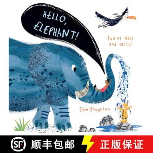 【3-4周达】Hello, Elephant!: (An Educational Lift-the-Flap Board Book for Toddlers, Preschoolers, and... [9781536210217]