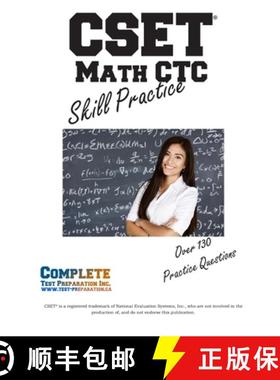 【3-4周达】CSET (R) Math CTC Skill Practice: Practice Test Questions for CSET(R) Mathematics Test [9781772454758]