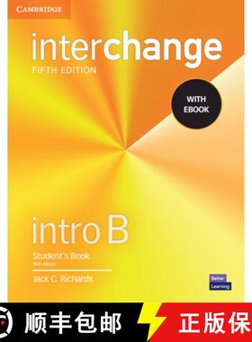 【3-4周达】Interchange Intro B Student's Book with eBook [With eBook] [9781009040433]