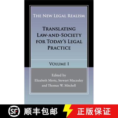 【3-4周达】The New Legal Realism: Volume 1: Translating Law-And-Society for Today's Legal Practice [9781107415539]