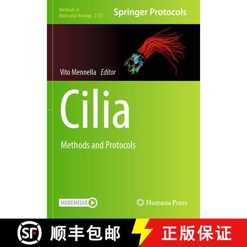 【3-4周达】Cilia: Methods and Protocols [9781071635094]