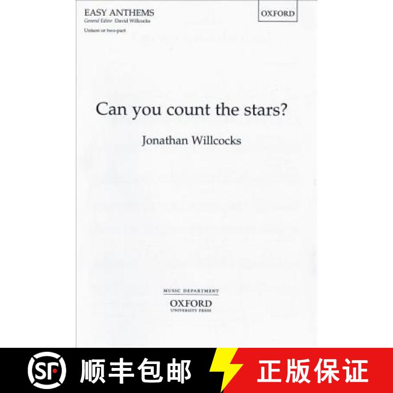 【3-4周达】Can you count the stars?: Unison/two-part version [9780193511422]
