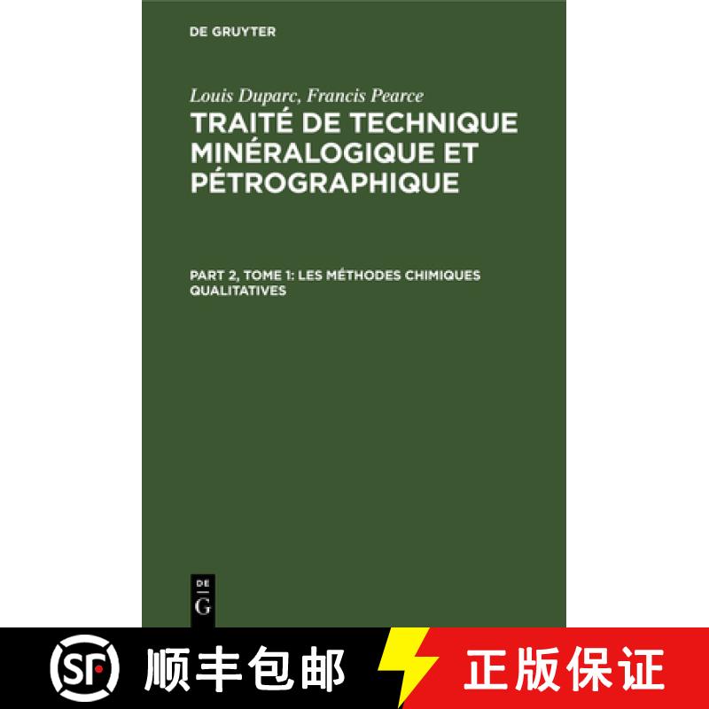 【3-4周达】Les Méthodes Chimiques Qualitatives [9783112377499]