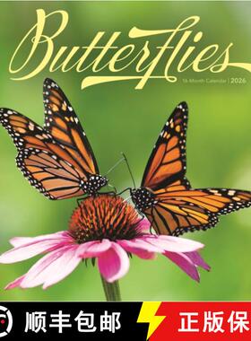 【3-4周达】Butterflies Square Wall Sunday Start Cal [9781529851038]