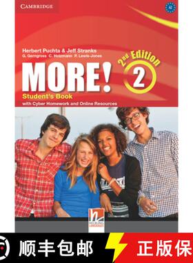 【3-4周达】More! Level 2 Student's Book with Cyber Homework and Online Resources: - More! Level 2 Stu... [9781107694781]