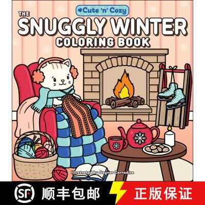 【3-4周达】The Snuggly Winter Coloring Book [9781507224304]