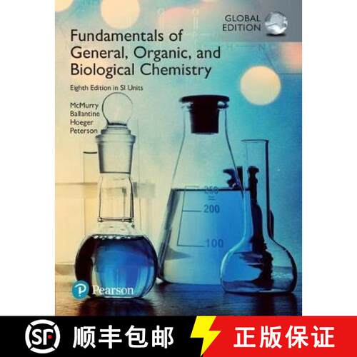 【3-4周达】Fundamentals of General, Organic and Biological Chemistry, SI Edition + Mastering Chemistr... [9781292123615]
