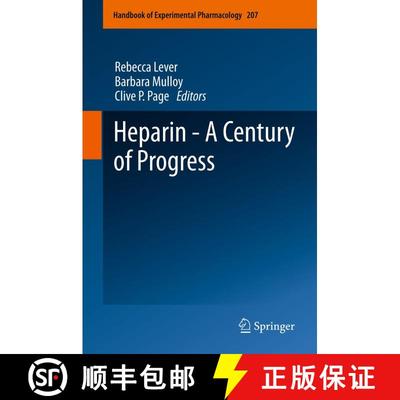 【3-4周达】Heparin - A Century of Progress [9783642230554]