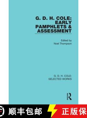 【3-4周达】G. D. H. Cole: Early Pamphlets & Assessment (RLE Cole) [9780415597265]