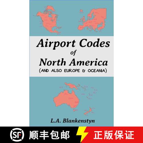 【3-4周达】Airport Codes of North America (and also Europe & Oceania) [9780359816866]