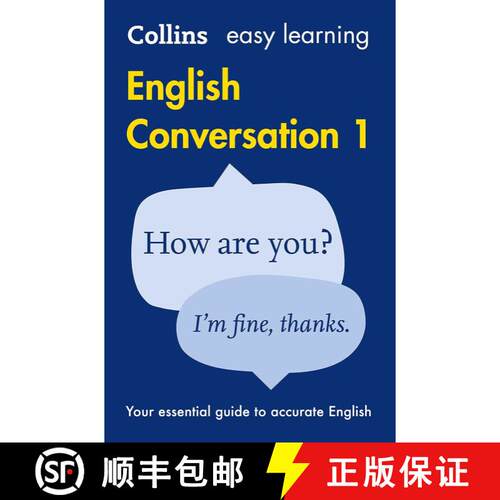【3-4周达】Easy Learning English Conversation Book 1: Your Essential Guide to Accurate English [9780008101749]