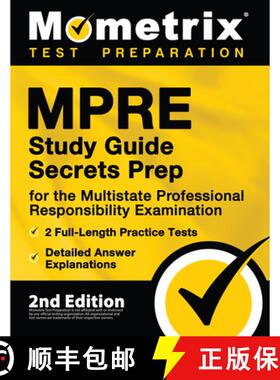 预订 MPRE Study Guide Secrets Prep for the Multistate Professional Responsibility Examination, 2 Full... [9781516718078]