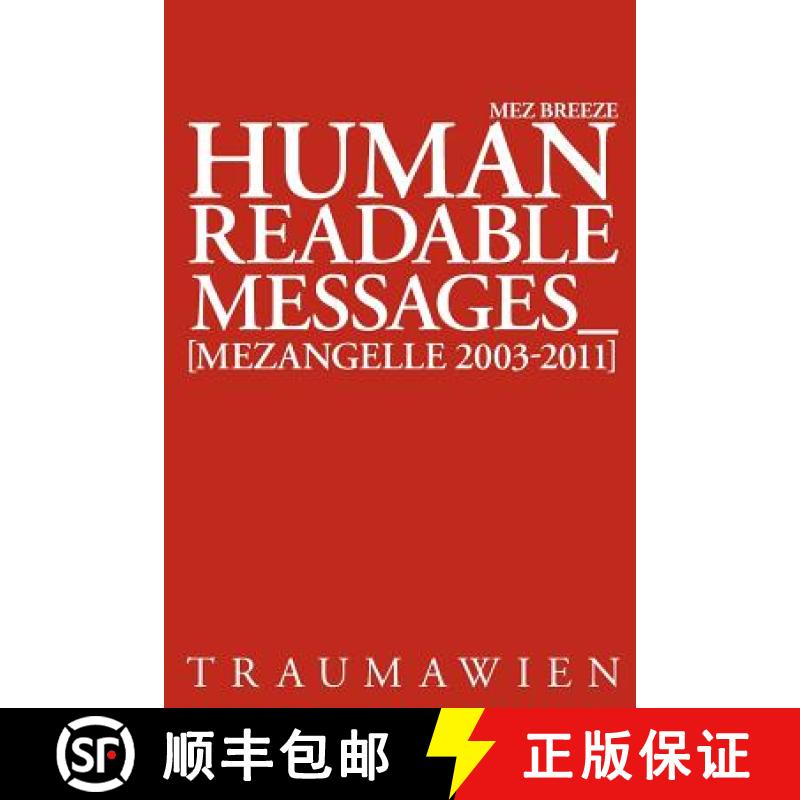 【2-3周达】human readable messages [9783950291094]