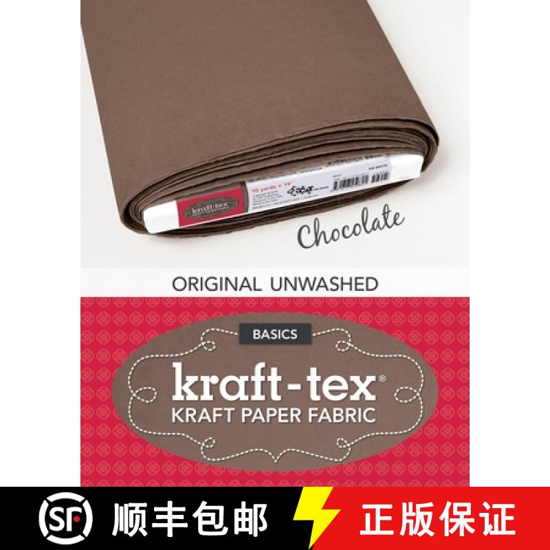【2-3周达】Kraft-Tex Bolt Chocolate Original Unwashed: Kraft Paper Fabric, 19 X 10 Yard Bolt [9781617450891]