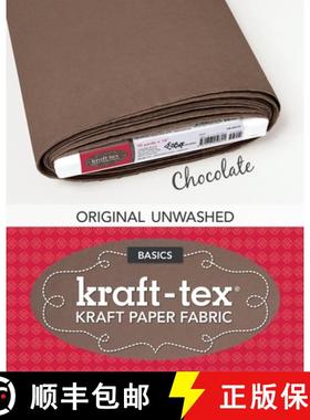【3-4周达】Kraft-Tex Bolt Chocolate Original Unwashed: Kraft Paper Fabric, 19 X 10 Yard Bolt [9781617450891]