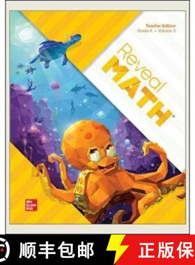 【3-4周达】Reveal Math, Grade K, Teacher Edition, Volume 2 [9780076839100]