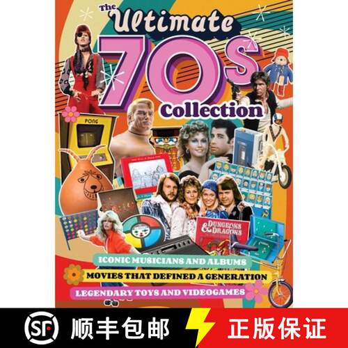 【3-4周达】Ultimate 70s Collection, The: Iconic Musicians and Albums, Movies that Defined a Generatio... [9781497103788]